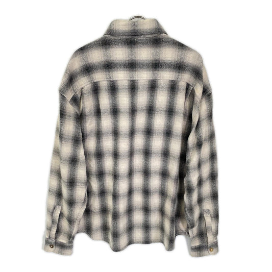 DEUS EX MACHINA デウスエクスマキナ ホワイト コットン100 Too Busy To Work Check Shirt チェック ネルシャツ トップス