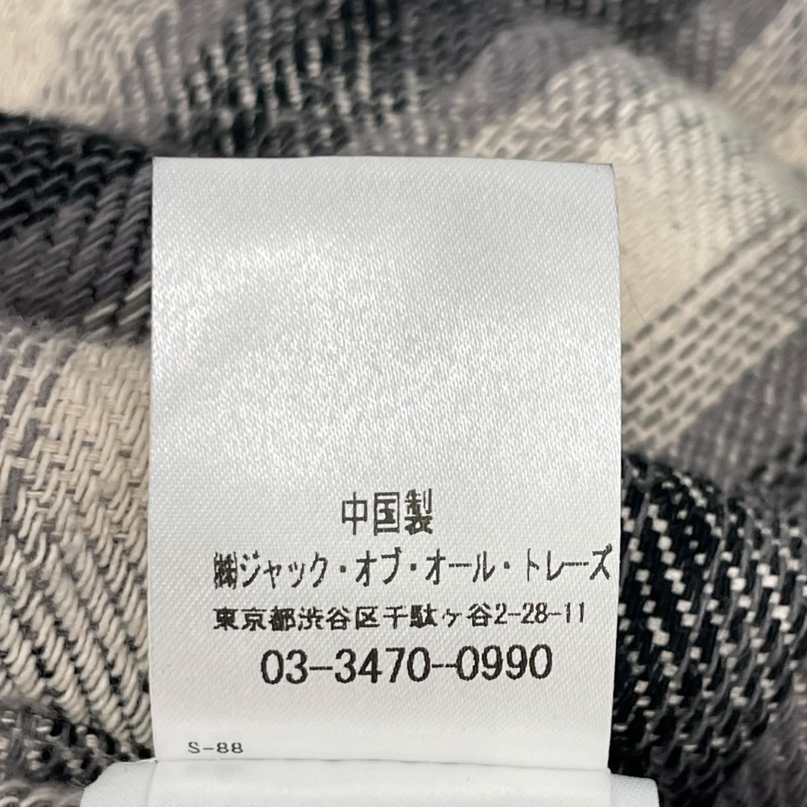 DEUS EX MACHINA デウスエクスマキナ ホワイト コットン100 Too Busy To Work Check Shirt チェック ネルシャツ トップス