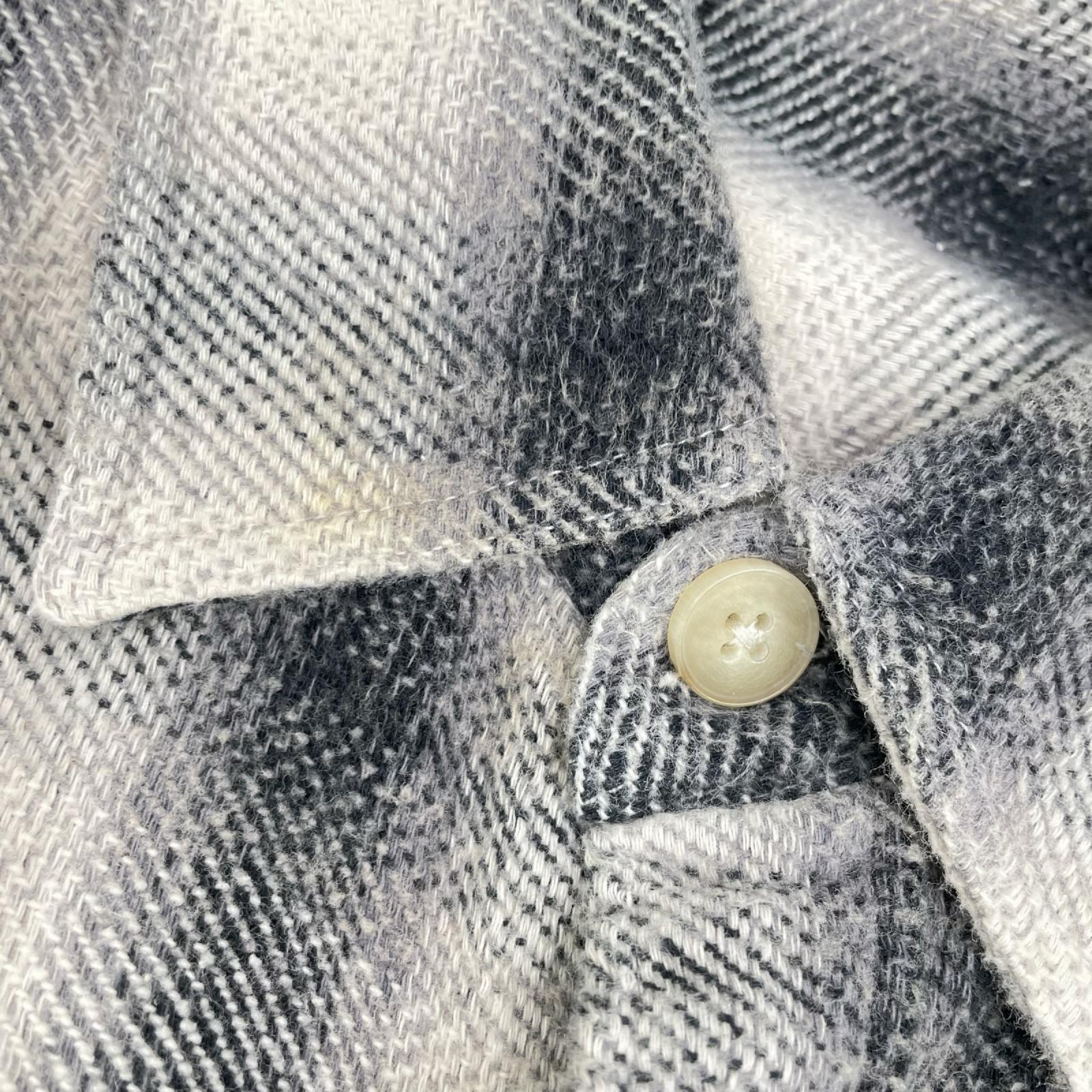 DEUS EX MACHINA デウスエクスマキナ ホワイト コットン100 Too Busy To Work Check Shirt チェック ネルシャツ トップス