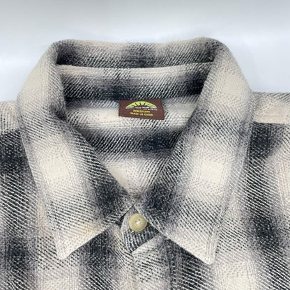 DEUS EX MACHINA デウスエクスマキナ ホワイト コットン100 Too Busy To Work Check Shirt チェック ネルシャツ トップス