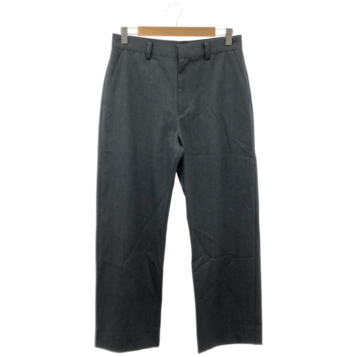PORT BY ARK ポートバイアーク PO16-P003 チャコール Curve Trousers スラックスパンツ ボトムス