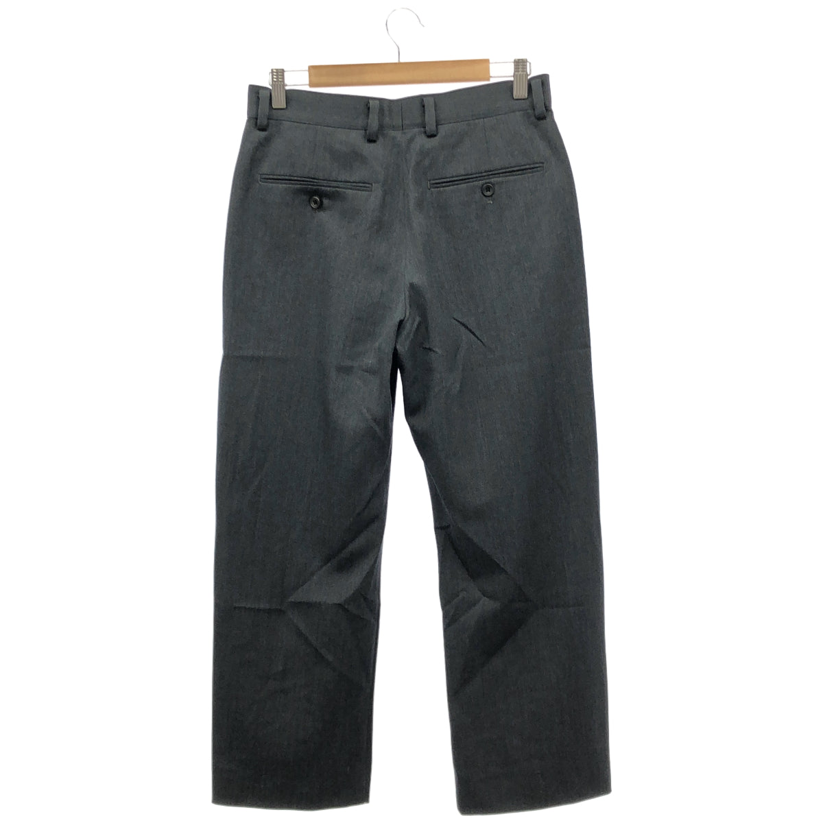 PORT BY ARK ポートバイアーク PO16-P003 チャコール Curve Trousers スラックスパンツ ボトムス