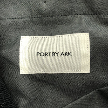 PORT BY ARK ポートバイアーク PO16-P003 チャコール Curve Trousers スラックスパンツ ボトムス