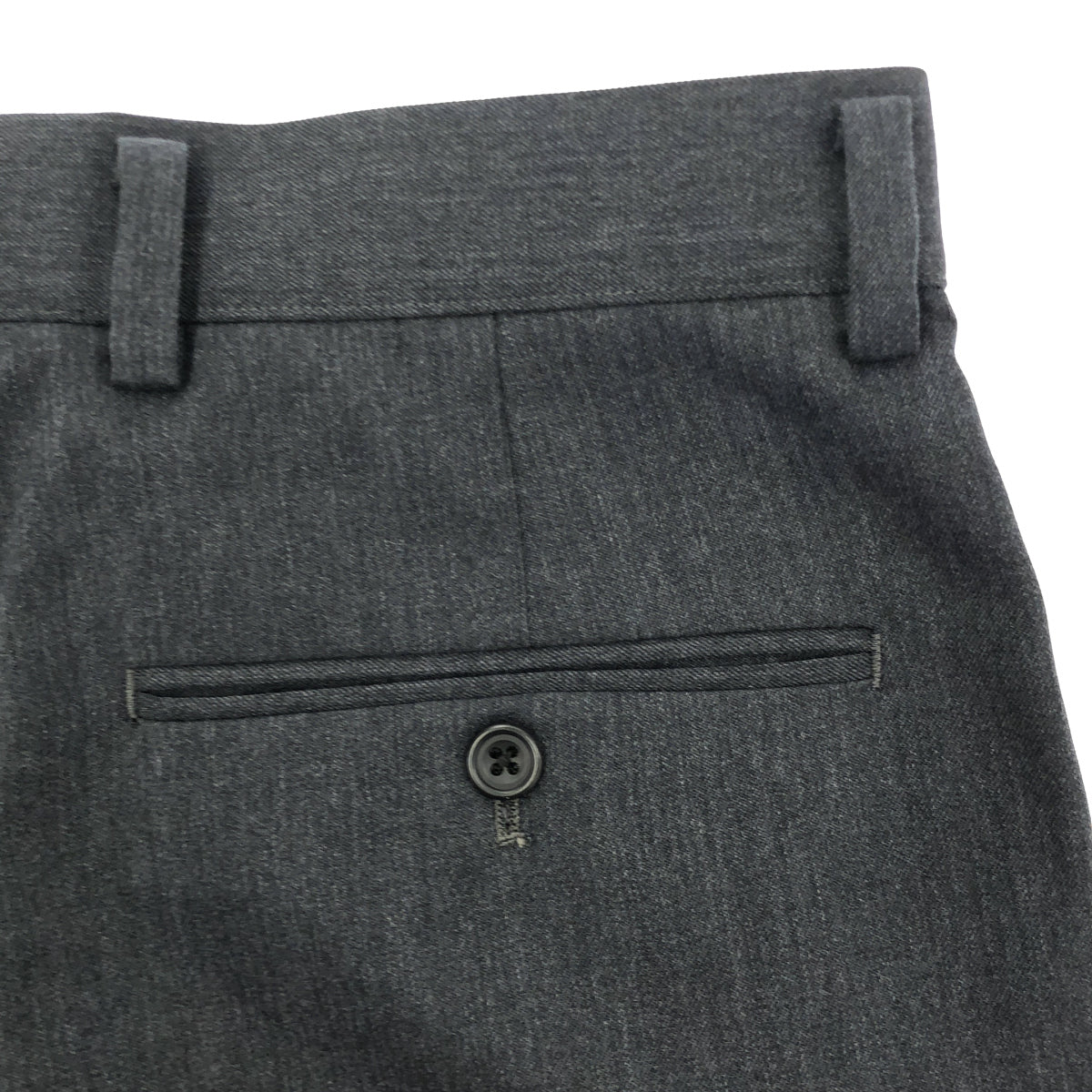 PORT BY ARK ポートバイアーク PO16-P003 チャコール Curve Trousers スラックスパンツ ボトムス