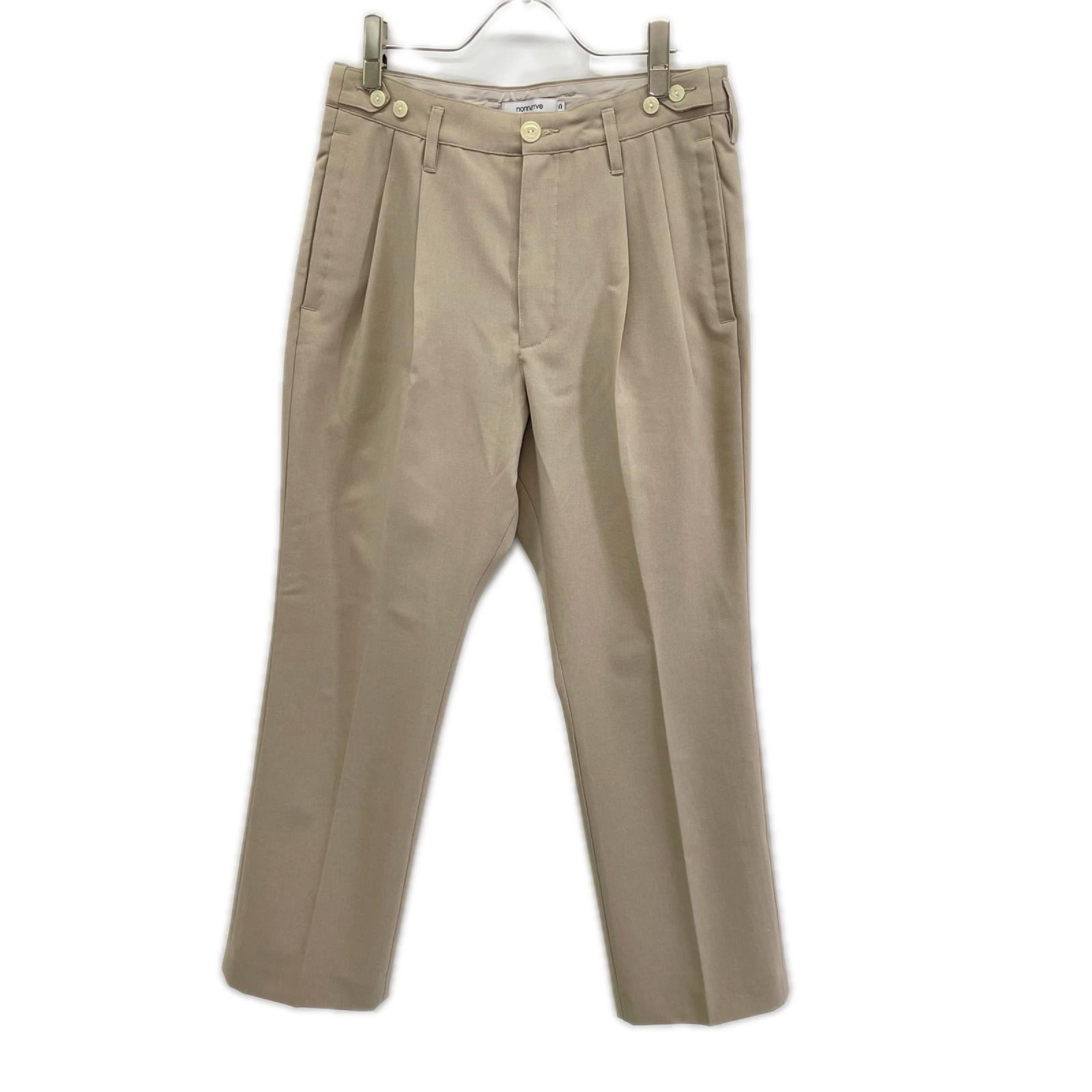 nonnative ノンネイティブ NN-P4615 25SS アイボリー OFFICER CHINO TROUSERS POLY WEATHER チノパンツ ボトムス