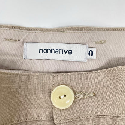 nonnative ノンネイティブ NN-P4615 25SS アイボリー OFFICER CHINO TROUSERS POLY WEATHER チノパンツ ボトムス