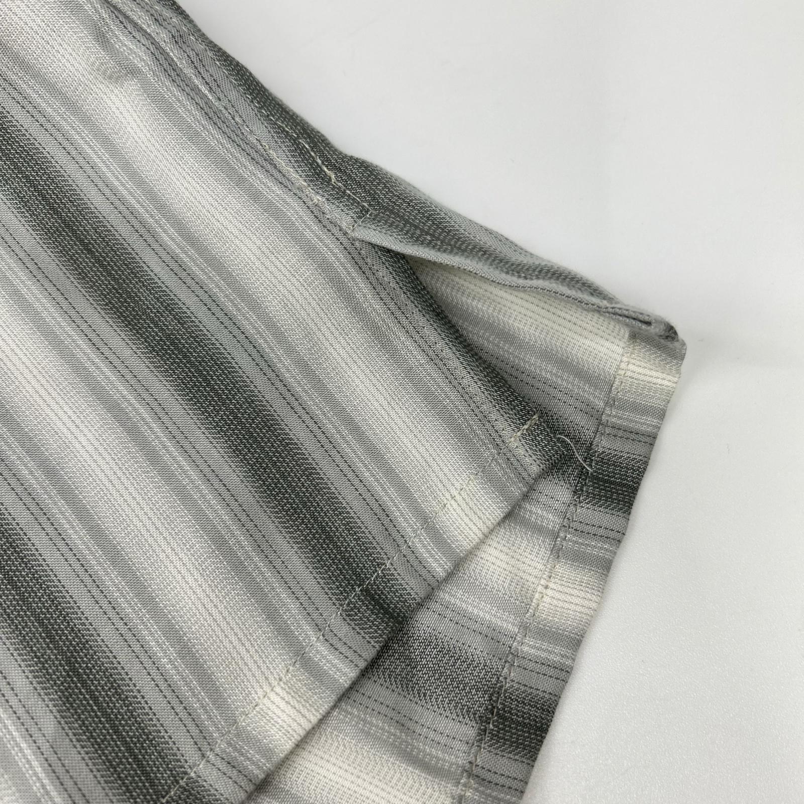 Pablo vinci パブロヴィンチ PBL-23AW-SH02 23AW グレー Ombre striped shirt オープンカラーストライプ長袖シャツ トップス