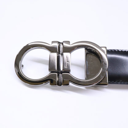 SalvatoreFerragamo サルバトーレフェラガモ 【美品】ダブルガンチーニバックル リバーシブルレザー ベルト