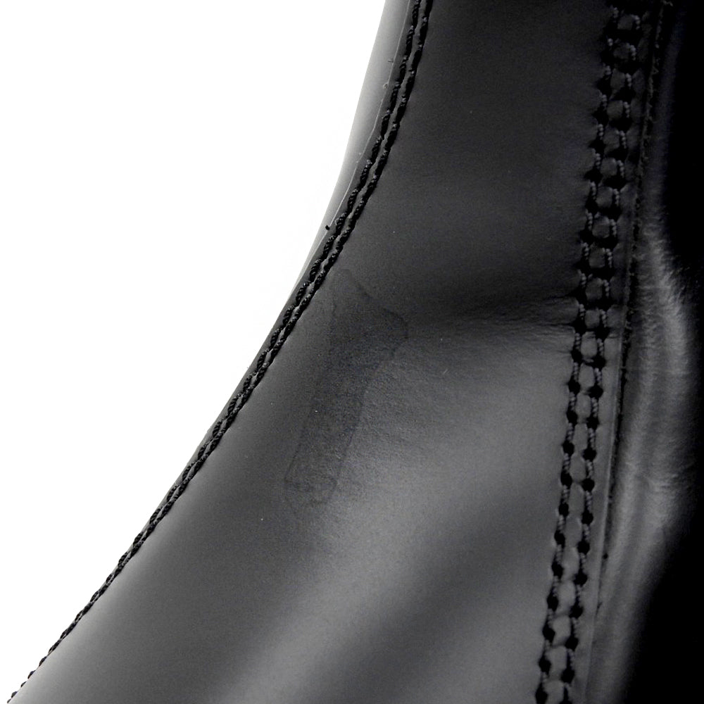 Dr.Martens ドクターマーチン 美品 ホワイトステッチ サイドゴア チェルシーブーツ シューズ メンズ ブラック 41 2976WS シューズ