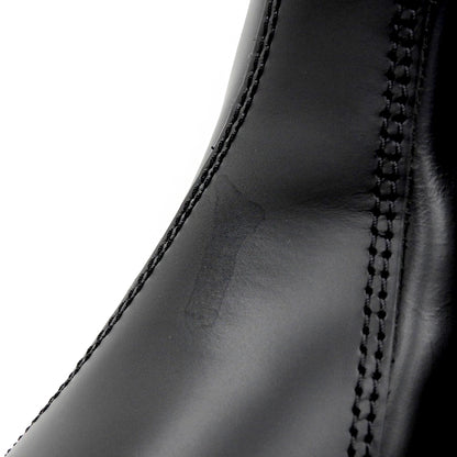 Dr.Martens ドクターマーチン 美品 ホワイトステッチ サイドゴア チェルシーブーツ シューズ メンズ ブラック 41 2976WS シューズ