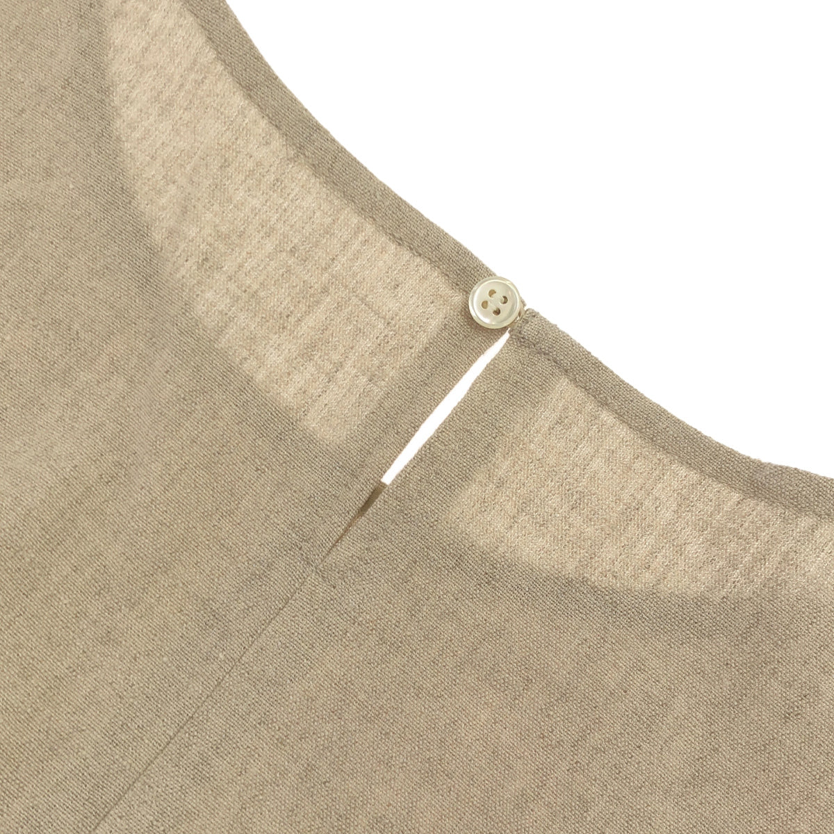 BEARDSLEY ビアズリー 24SS ベージュ ハーフスリーブ リネンワンピース トップス