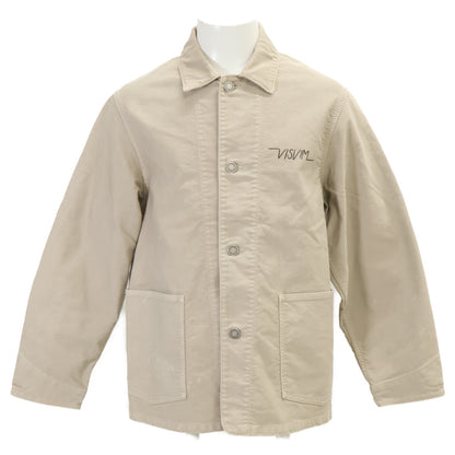 VISVIM ビズビム 【新品同様/25年製】0125205013027 COVERALL DMGD G.CORDS バック刺繍 カバーオール ジャケット