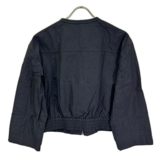 theory luxe セオリーリュクス 24SS ブラック ロングスリーブ ショート ブルゾン ジャケット