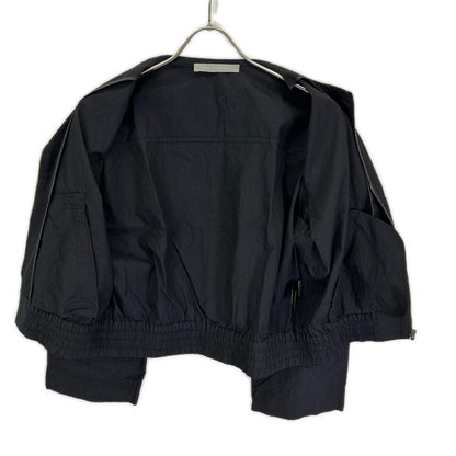 theory luxe セオリーリュクス 24SS ブラック ロングスリーブ ショート ブルゾン ジャケット