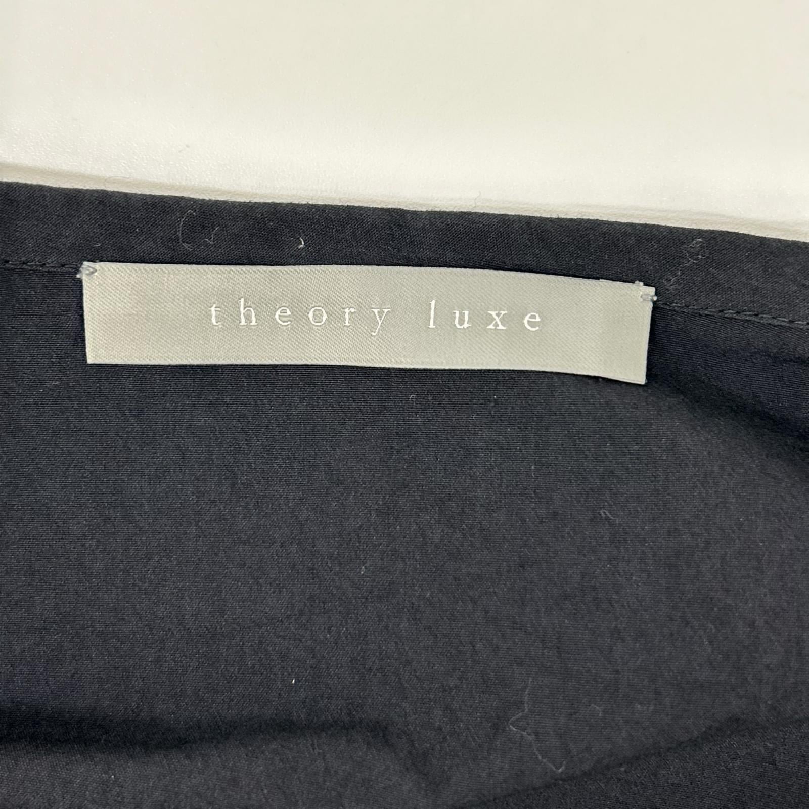 theory luxe セオリーリュクス 24SS ブラック ロングスリーブ ショート ブルゾン ジャケット