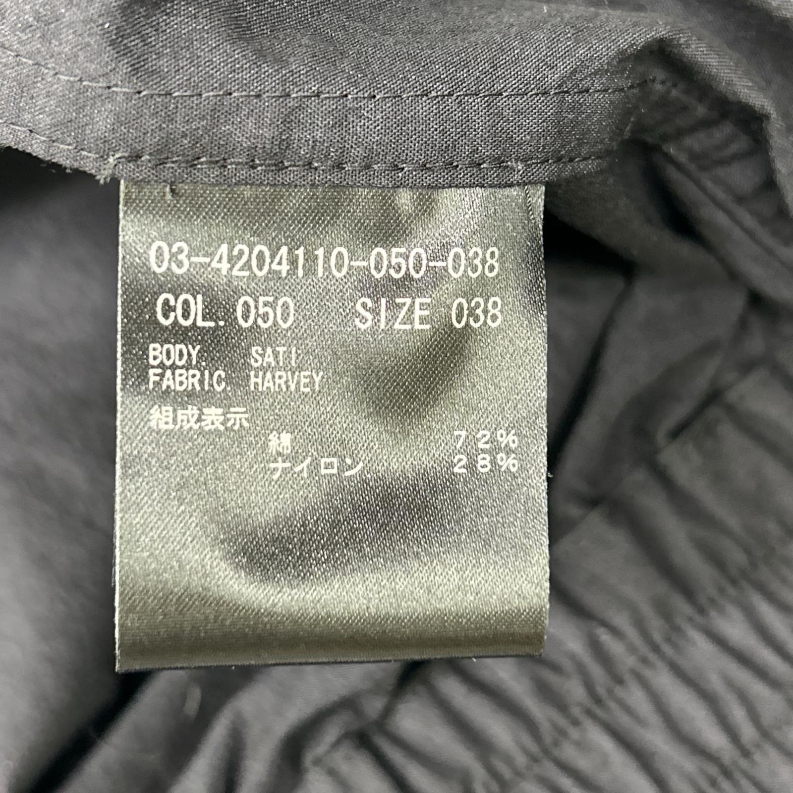 theory luxe セオリーリュクス 24SS ブラック ロングスリーブ ショート ブルゾン ジャケット