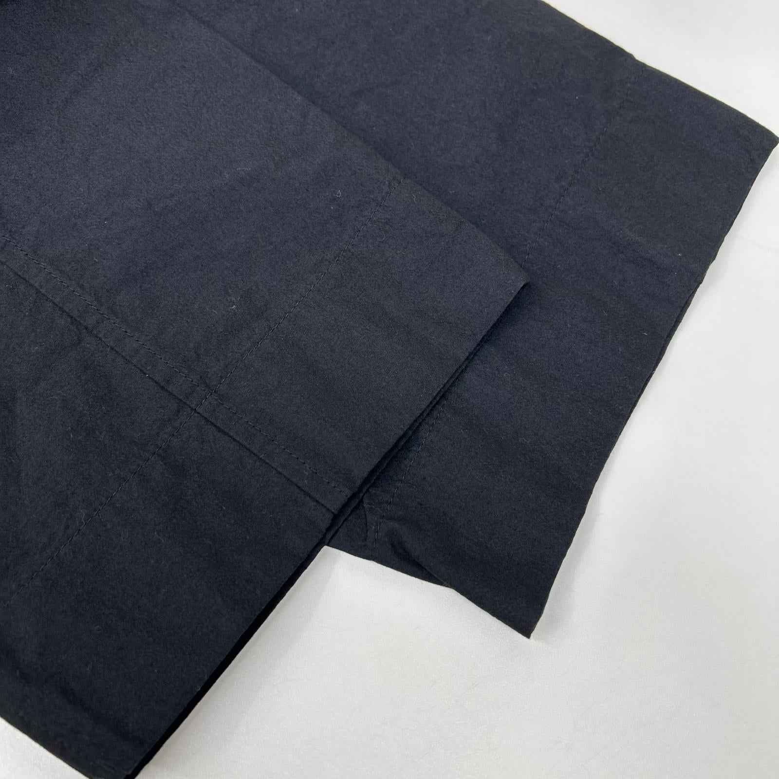 theory luxe セオリーリュクス 24SS ブラック ロングスリーブ ショート ブルゾン ジャケット