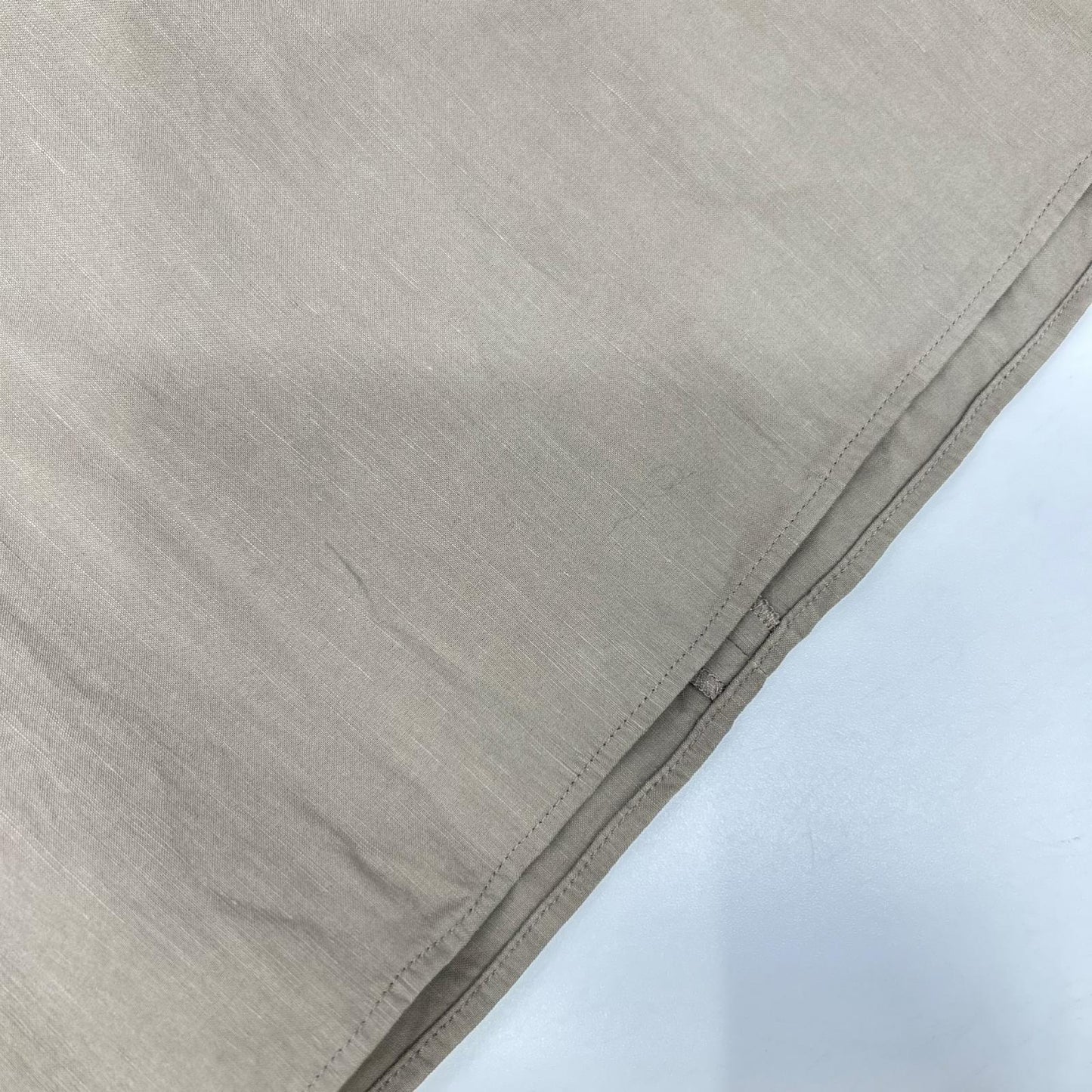 theory luxe セオリーリュクス 24SS ベージュ クリスプリネン 半袖ワンピース ワンピース