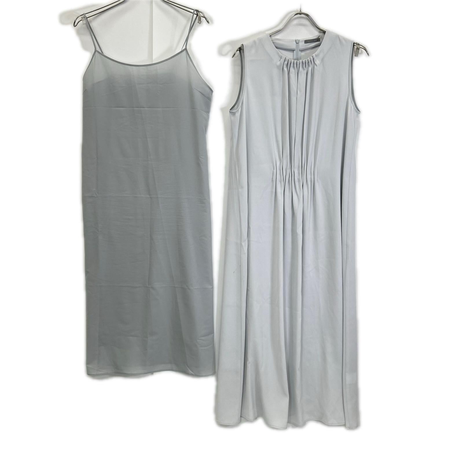 theory luxe セオリーリュクス 25SS ミント フロントタックロングワンピース ワンピース