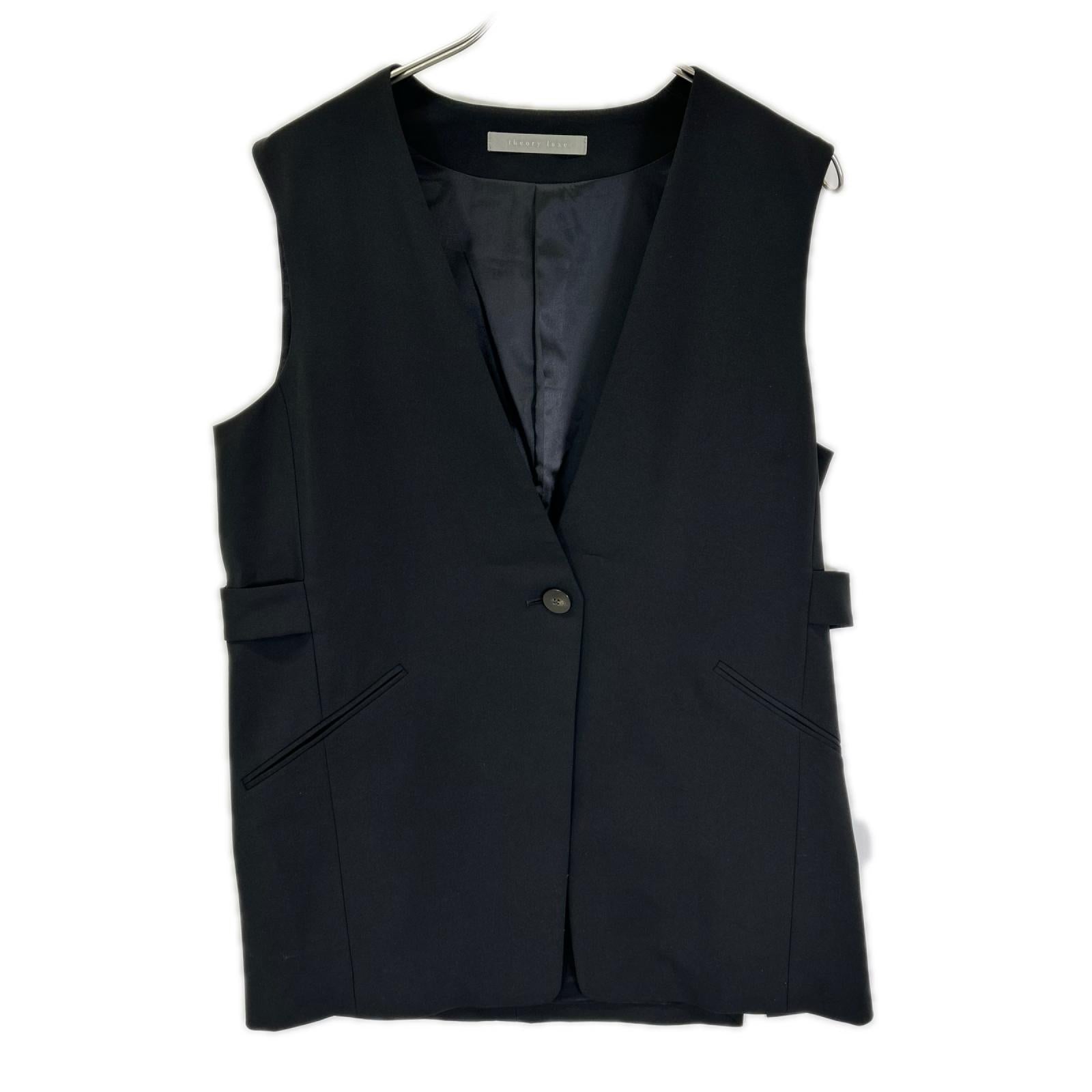 theory luxe セオリーリュクス 24SS ブラック SYCAMORE2 DEEBI ベスト ベスト