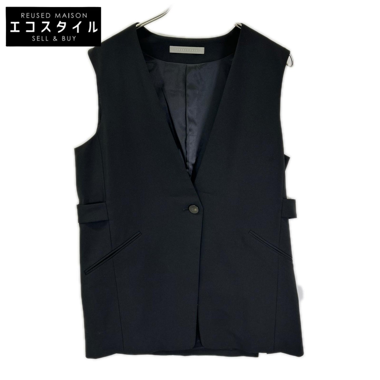 theory luxe セオリーリュクス 24SS ブラック SYCAMORE2 DEEBI ベスト ベスト