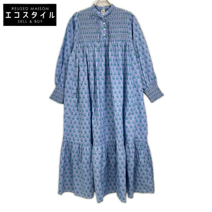 Ron Herman ロンハーマン ライトパープル ボタニカル柄 スモッキングワンピース ワンピース