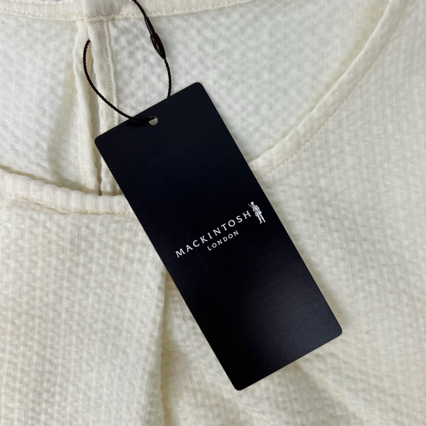 MACKINTOSH LONDON マッキントッシュロンドン G7P79-789-02 ホワイト ウォッシャブル サッカーストレッチプルオーバー トップス