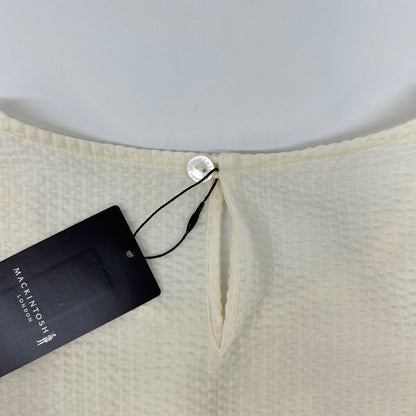 MACKINTOSH LONDON マッキントッシュロンドン G7P79-789-02 ホワイト ウォッシャブル サッカーストレッチプルオーバー トップス