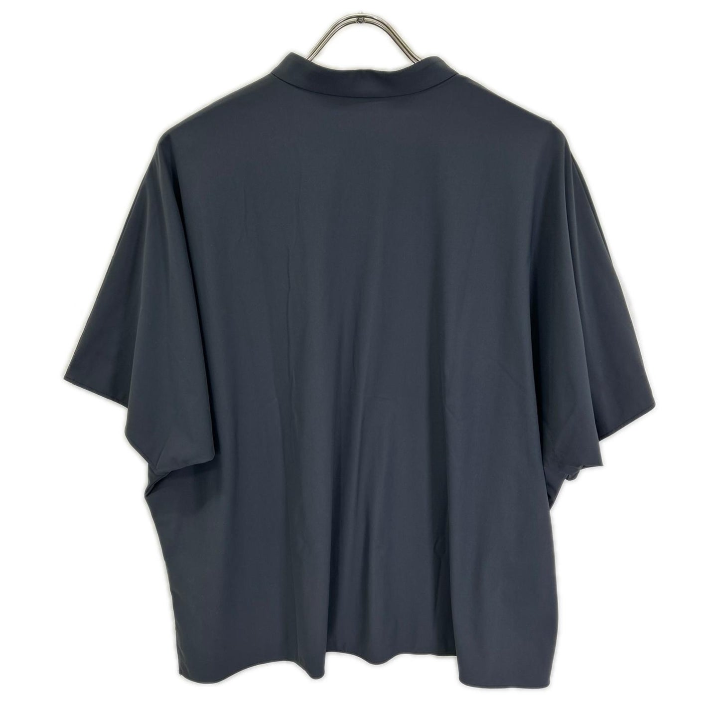 MACKINTOSH LONDON マッキントッシュロンドン G7M29-745-28 ネイビーグレー ナイロン混 トリコットストレッチブラウス トップス