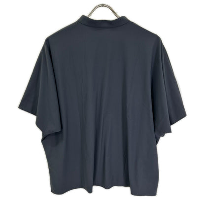 MACKINTOSH LONDON マッキントッシュロンドン G7M29-745-28 ネイビーグレー ナイロン混 トリコットストレッチブラウス トップス