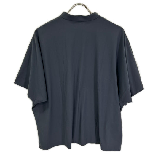 MACKINTOSH LONDON マッキントッシュロンドン G7M29-745-28 ネイビーグレー ナイロン混 トリコットストレッチブラウス トップス