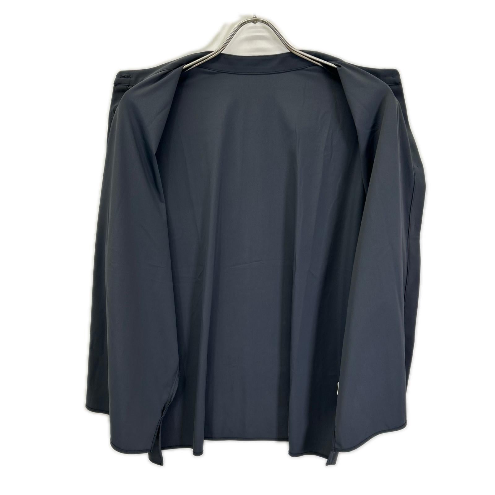 MACKINTOSH LONDON マッキントッシュロンドン G7M29-745-28 ネイビーグレー ナイロン混 トリコットストレッチブラウス トップス