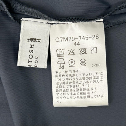 MACKINTOSH LONDON マッキントッシュロンドン G7M29-745-28 ネイビーグレー ナイロン混 トリコットストレッチブラウス トップス