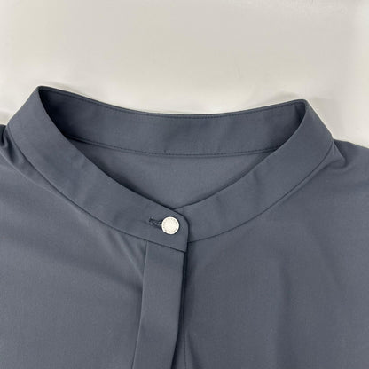 MACKINTOSH LONDON マッキントッシュロンドン G7M29-745-28 ネイビーグレー ナイロン混 トリコットストレッチブラウス トップス