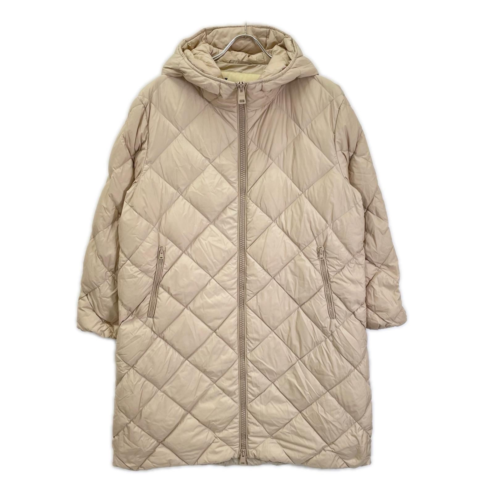 HERNO ヘルノ PI002099D ベージュ ダイヤモンドキルト フーディダウンコート コート