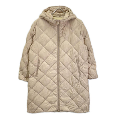 HERNO ヘルノ PI002099D ベージュ ダイヤモンドキルト フーディダウンコート コート