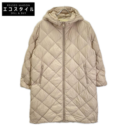 HERNO ヘルノ PI002099D ベージュ ダイヤモンドキルト フーディダウンコート コート