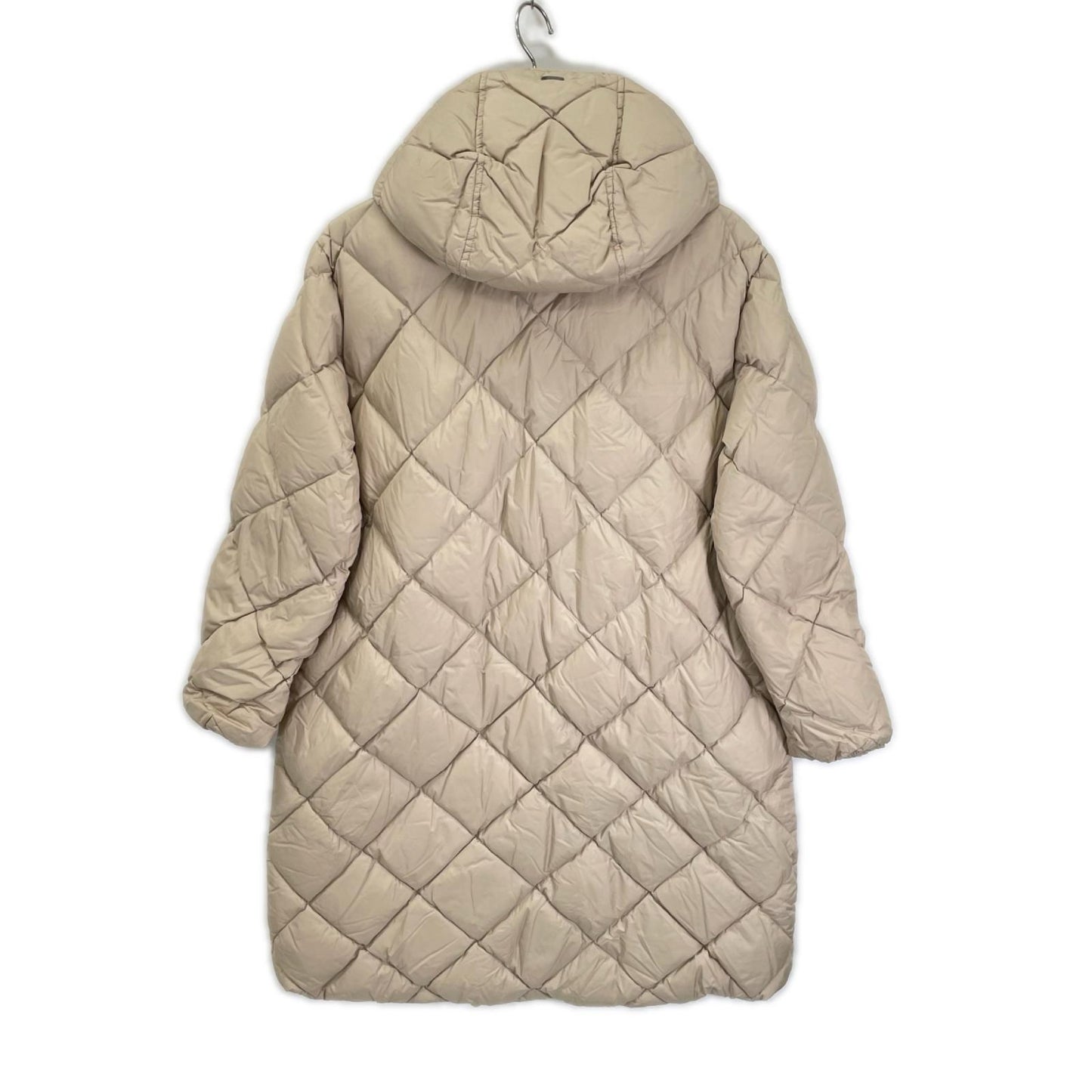 HERNO ヘルノ PI002099D ベージュ ダイヤモンドキルト フーディダウンコート コート