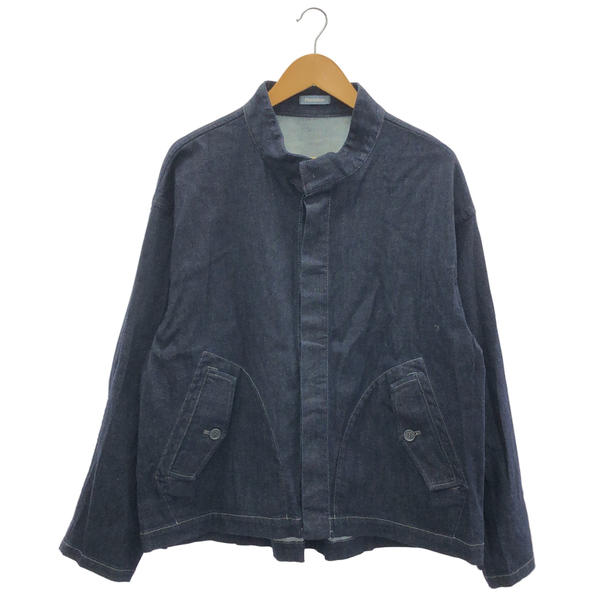 Plantation プランテーション 26SS インディゴ BIZENコットンストレッチデニムジャケット トップス