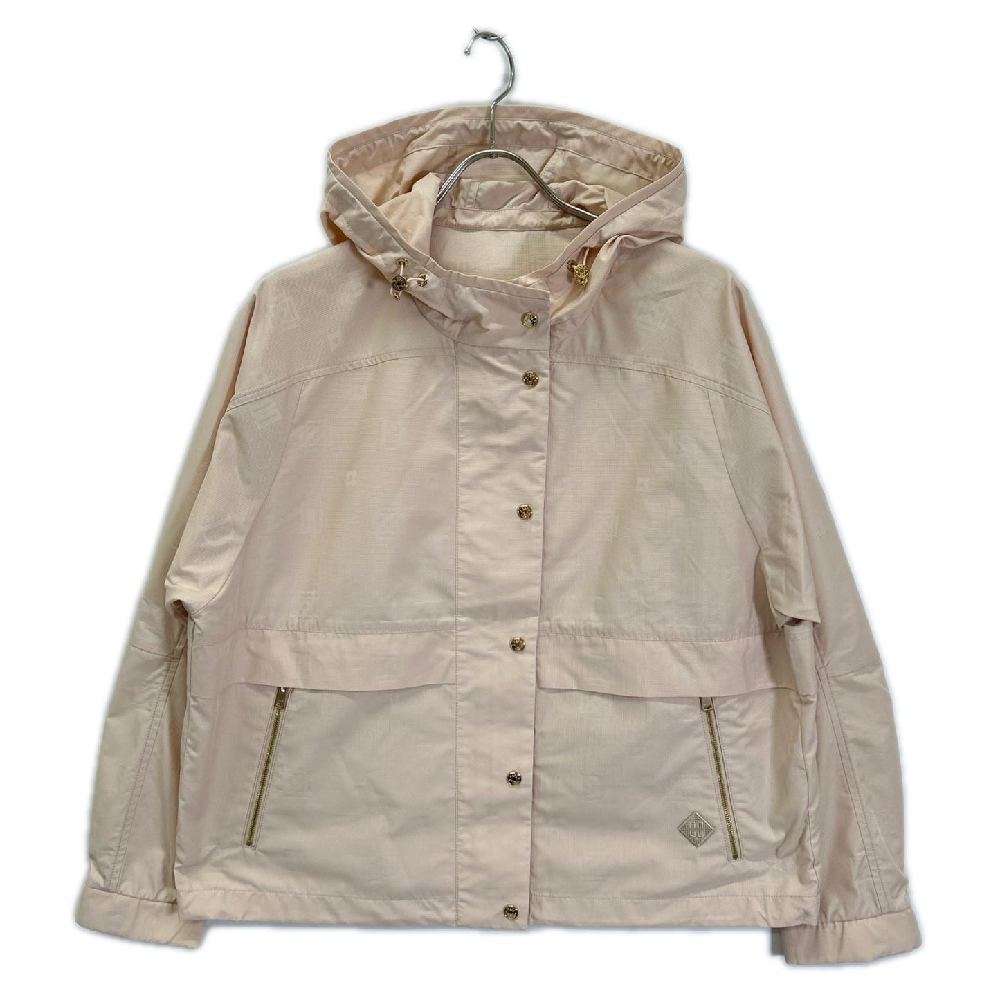 DAKS ダックス D52F331220 ピンク ロゴジャカード ショートジャケット ブルゾン ジャケット