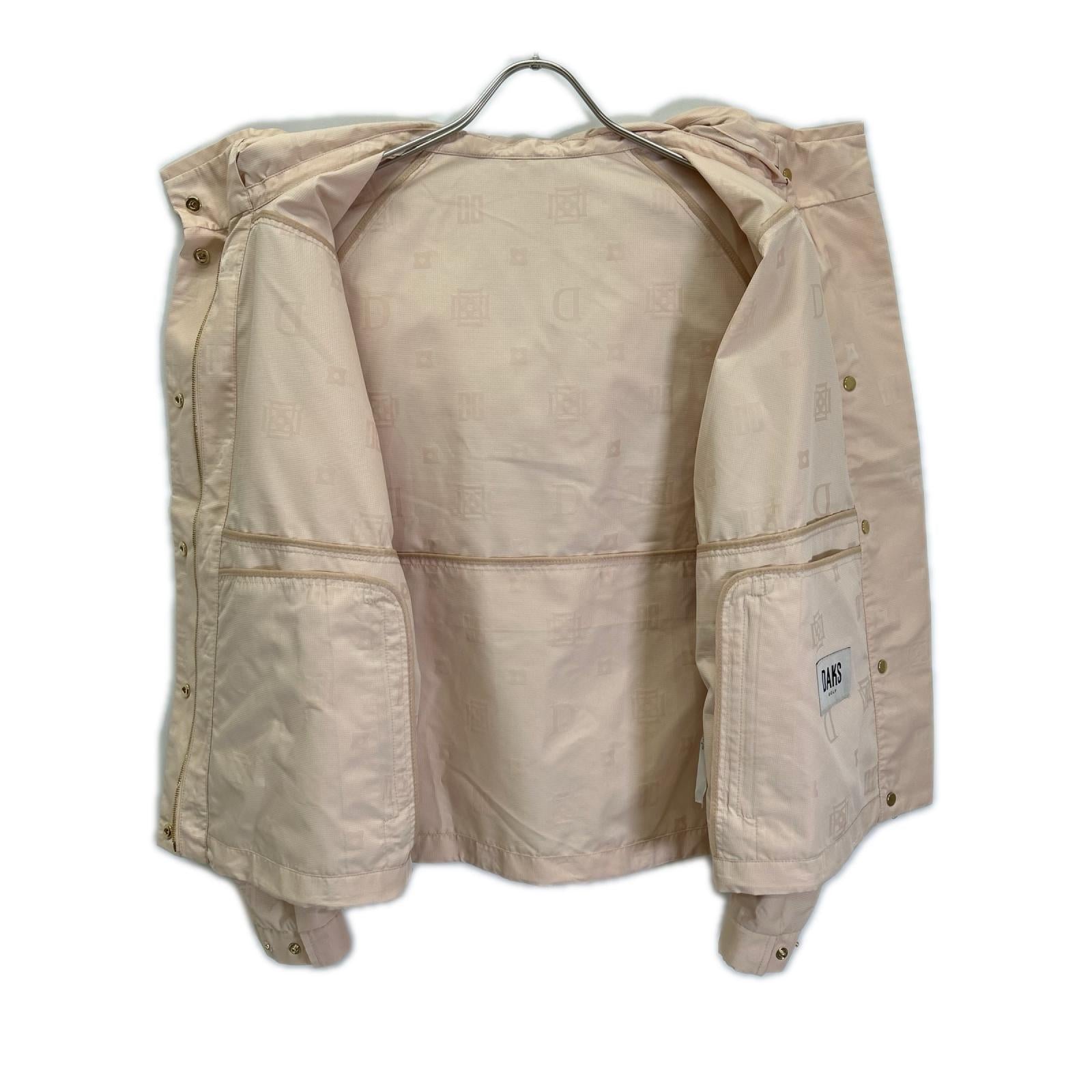 DAKS ダックス D52F331220 ピンク ロゴジャカード ショートジャケット ブルゾン ジャケット