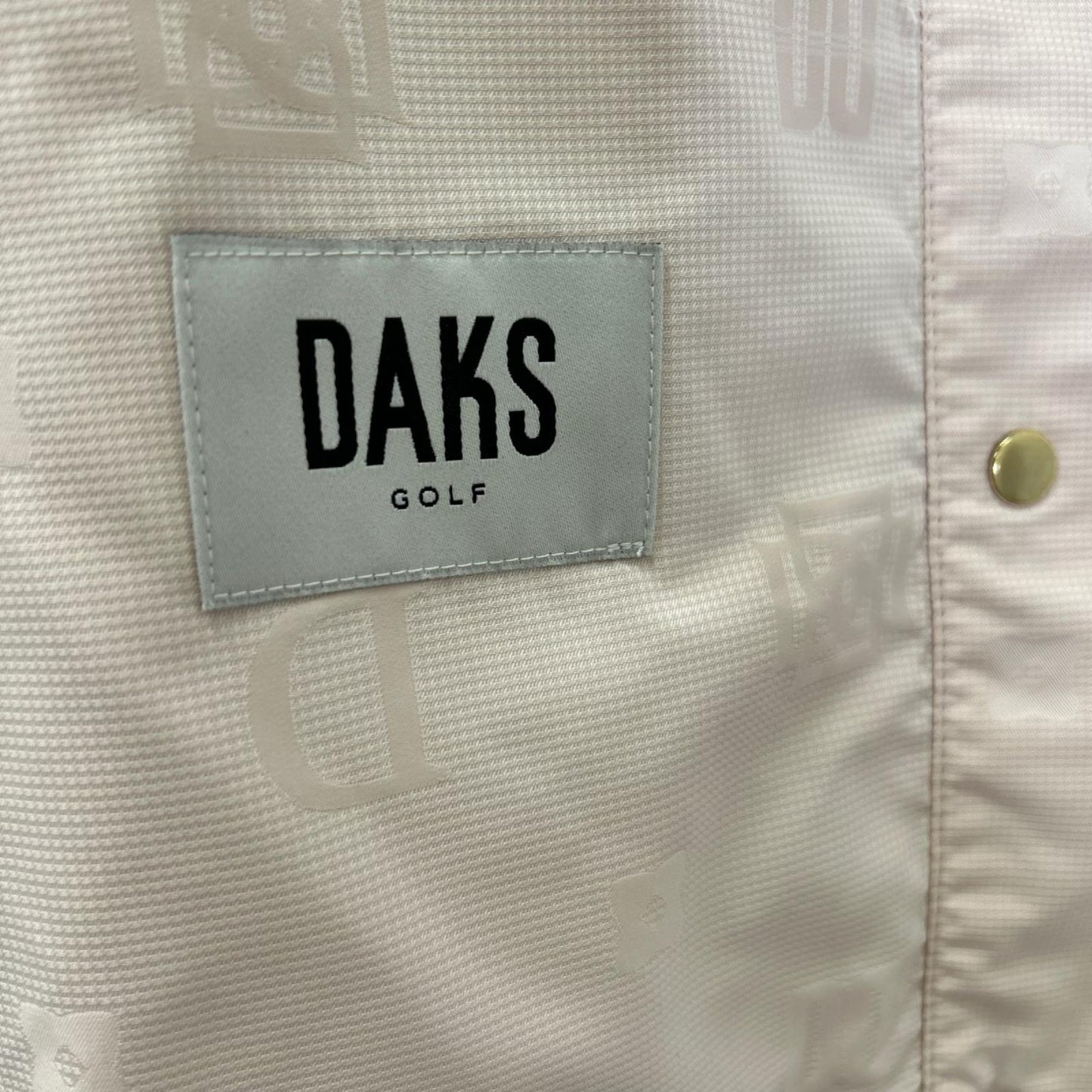 DAKS ダックス D52F331220 ピンク ロゴジャカード ショートジャケット ブルゾン ジャケット