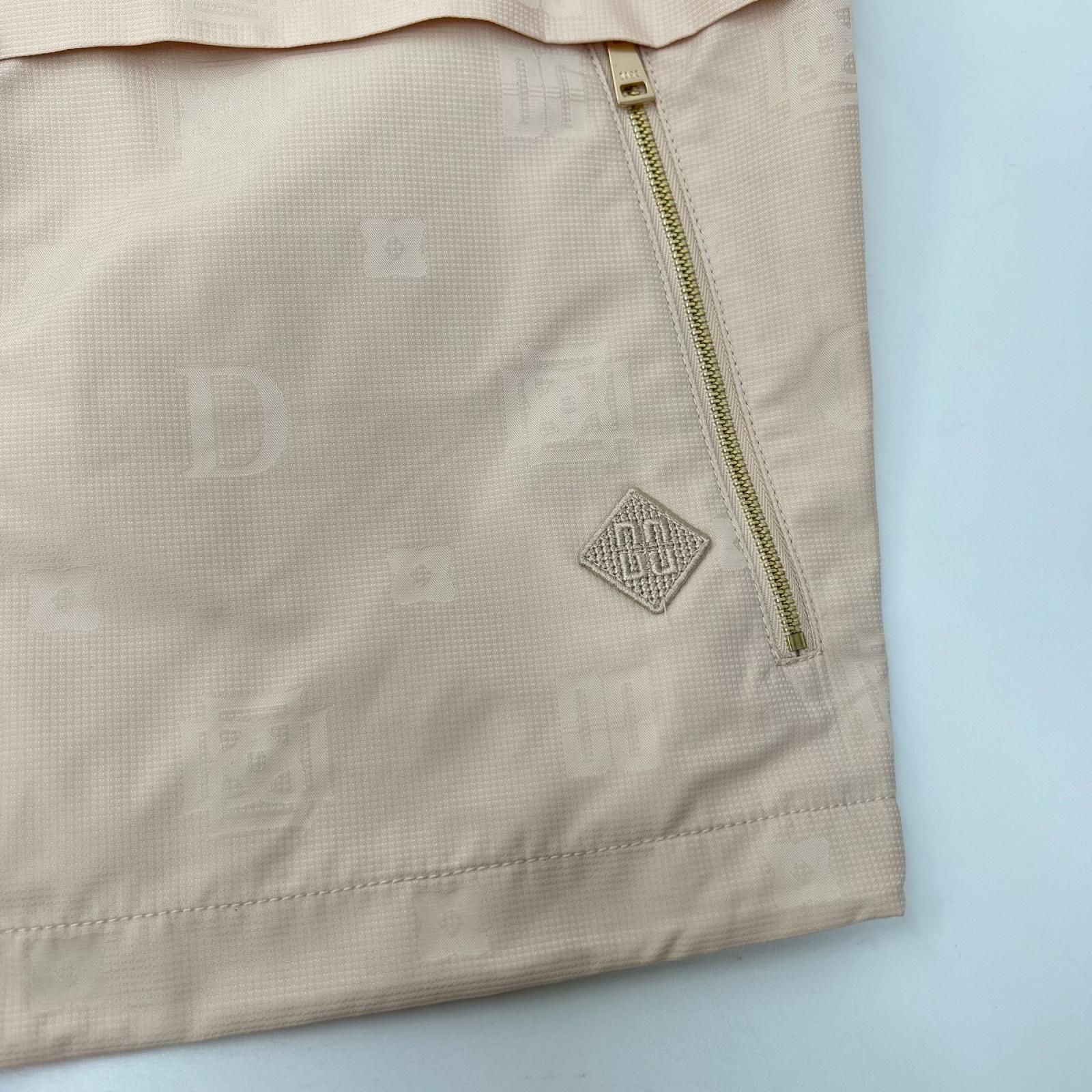 DAKS ダックス D52F331220 ピンク ロゴジャカード ショートジャケット ブルゾン ジャケット