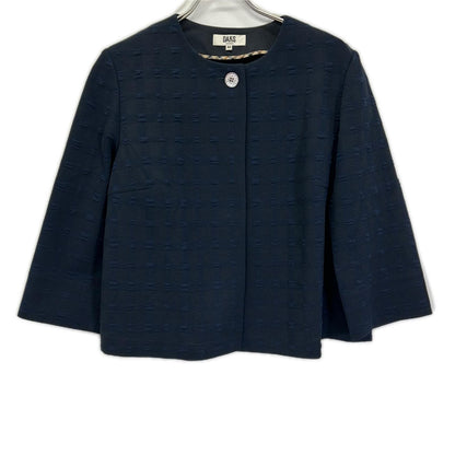 DAKS ダックス 11-411712 ネイビー 1ボタン ショートスリーブノーカラージャケット ジャケット
