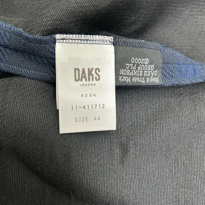 DAKS ダックス 11-411712 ネイビー 1ボタン ショートスリーブノーカラージャケット ジャケット