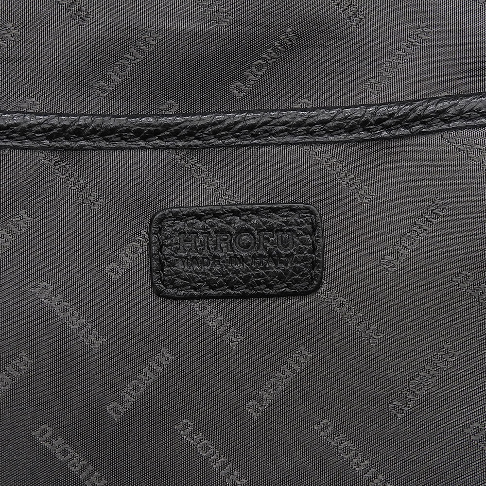 HIROFU ヒロフ 美品 RICARICA リカリカ リュック L A4サイズ リュック・デイパック レディース ナイロン×レザー ブラック P25-39612 リュック バックパック