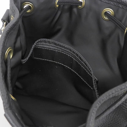 Felisi フェリージ 美品 21/17/LD＋DS シュリンクレザー 2WAY巾着ショルダーバッグ レディース 黒 ブラック ショルダーバッグ