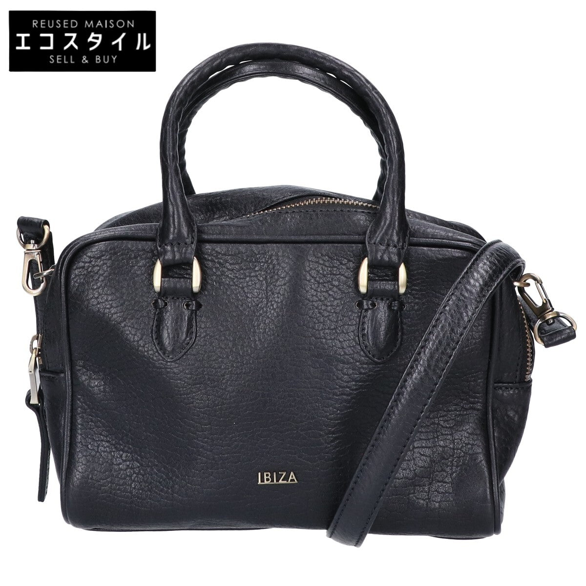 IBIZA イビザ 【美品】エセンシア　牛革　2WAYショルダー ハンドバッグ