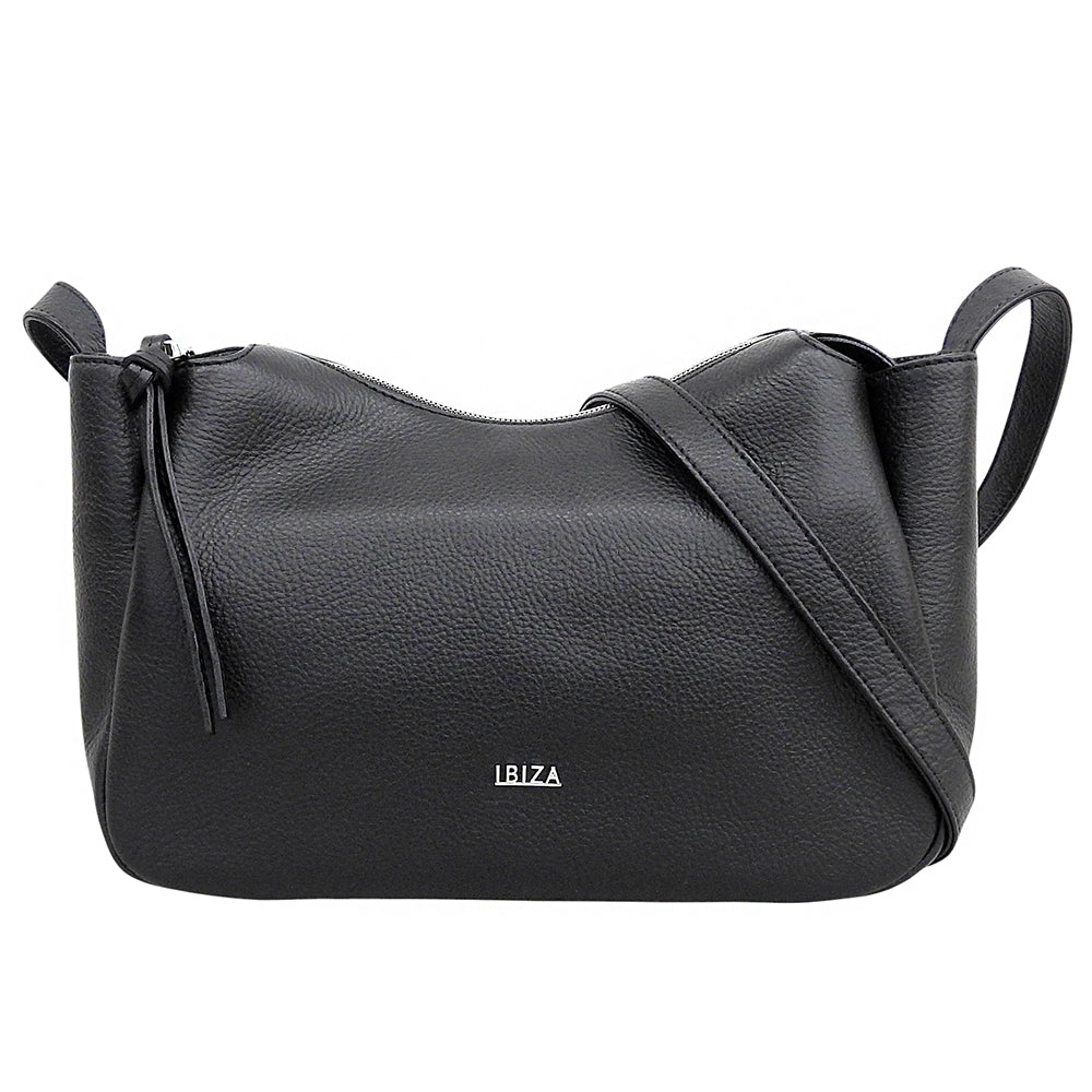 IBIZA イビザ 美品 インプレシオン ショルダーバッグ レディース ブラック ショルダーバッグ