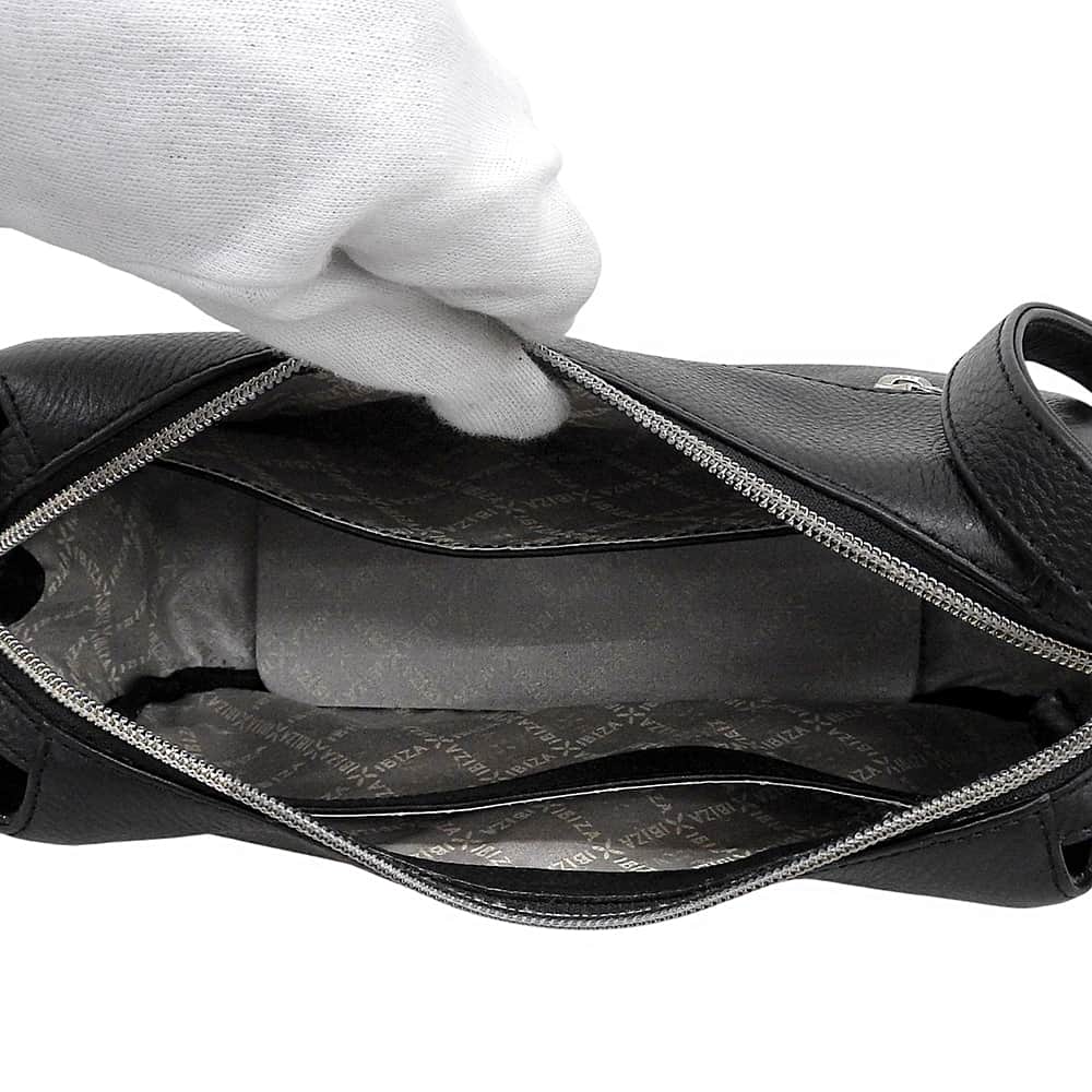 IBIZA イビザ 美品 インプレシオン ショルダーバッグ レディース ブラック ショルダーバッグ